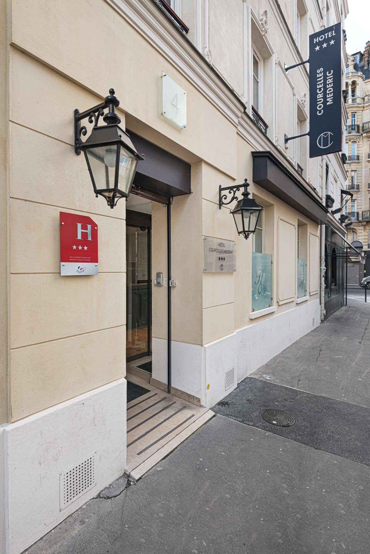 Courcelles Mederic Hotell Paris Eksteriør bilde